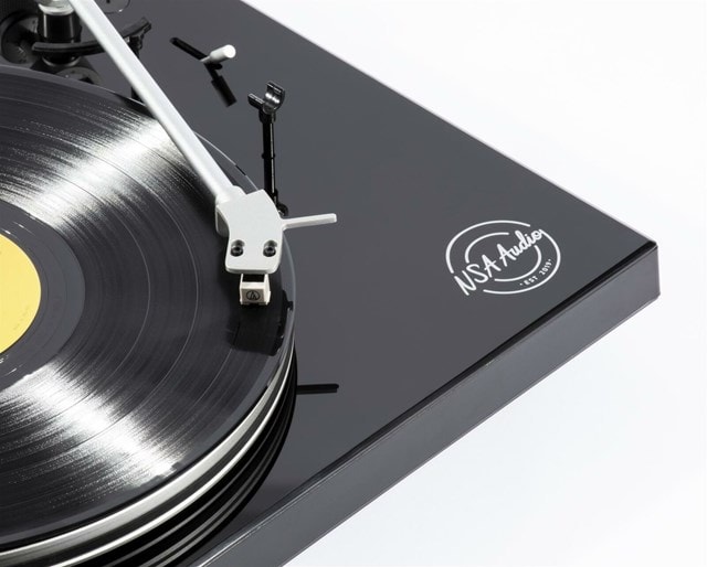 NSA Black Phono Turntable - 3