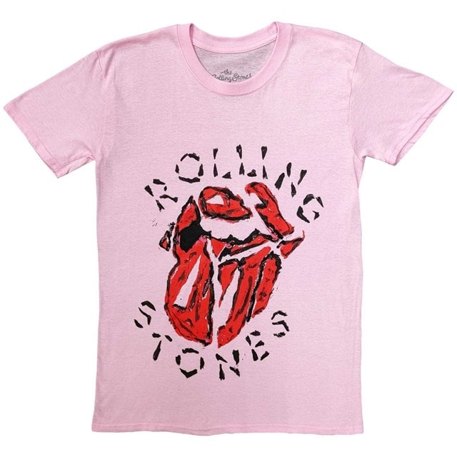 Hackney Diamonds Painted Tongue Rolling Stones Tee (Small) - 1