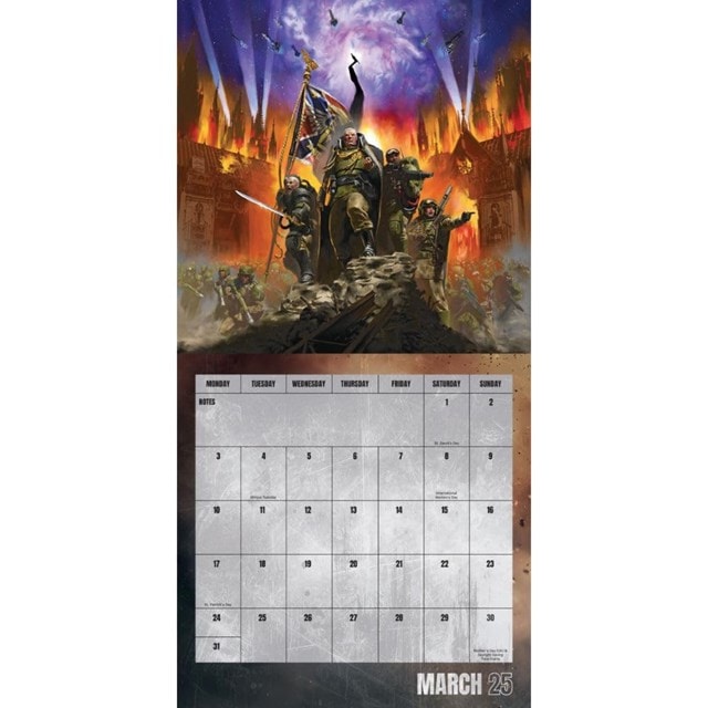 Warhammer 2025 Square Calendar - 2