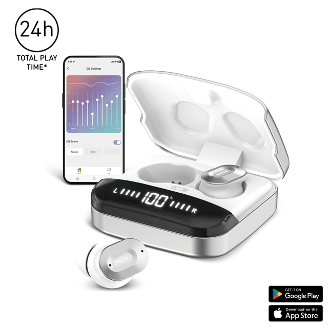 Mixx Audio Streambuds Ultra Dots Silver/White True Wireless Bluetooth Earphones - 4