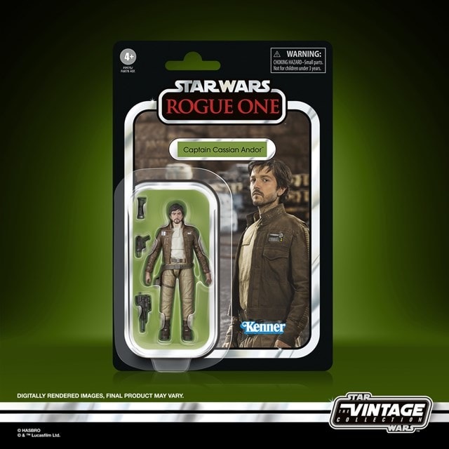 Captain Cassian Andor Star Wars The Vintage Collection Rogue One A Star Wars Story Action Figure - 3
