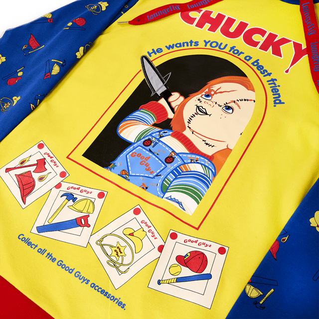 Chucky Child's Play Loungefly Hooded Sweatshirt (S) - 3