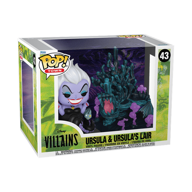 Ursula & Ursula's Lair 43 Disney Villains Funko Pop Vinyl Town - 2