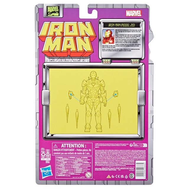 Iron Man Model 20 Comics Marvel Legends Series Action Figure - 8