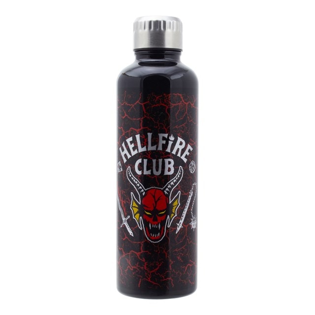 Hellfire Club Metal Stranger Things Water Bottle - 3