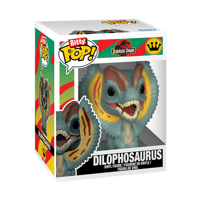 Tyrannosaurus Fossil & Dilophosaurus Jurassic Park Funko Bitty Pop 2 Pack - 3