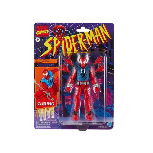 Scarlet Spider Marvel Legends Series Spider-Man Comics Action Figure - 2