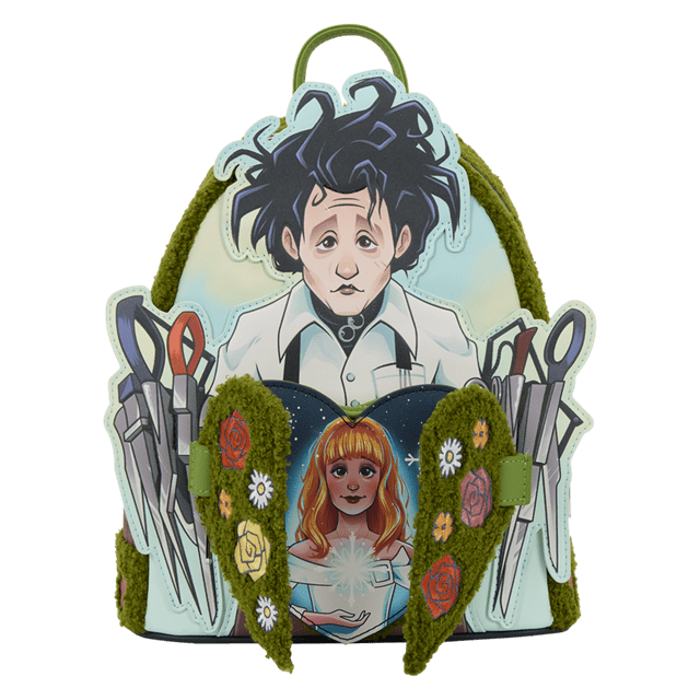 Edward Scissorhands Sherpa Loungefly Mini Backpack - 2