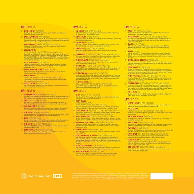 NOW Yearbook 1971 - Bright Yellow 3LP - 3