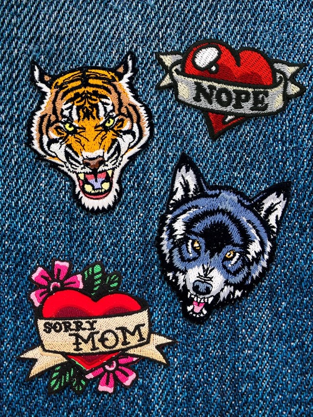 Tattoo Iron On Patch Pack - 2