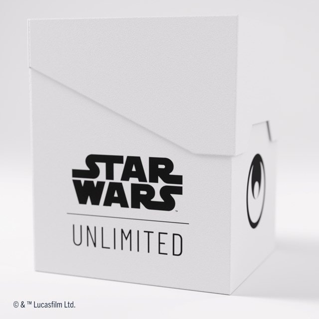 Gamegenic Star Wars Unlimited White/Black Soft Crate Deck Box - 4