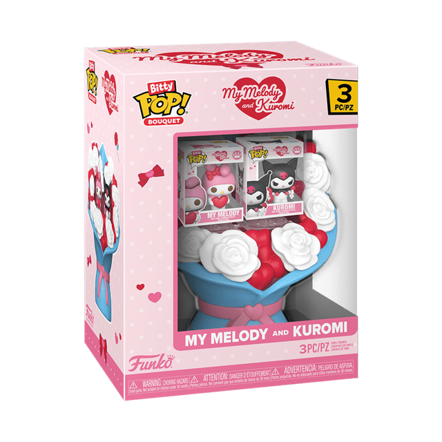 Valentine My Melody & Kuromi Sanrio Funko Pop Bitty Bouquet - 2