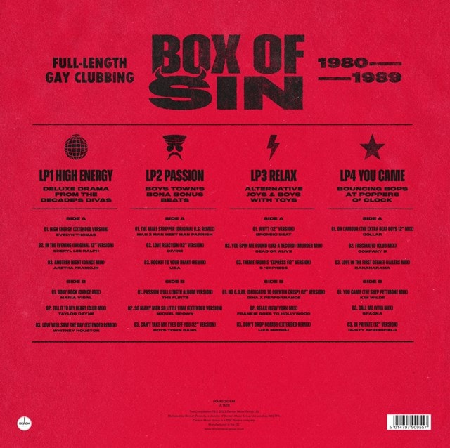 Disco Discharge Presents Box of Sin - 3