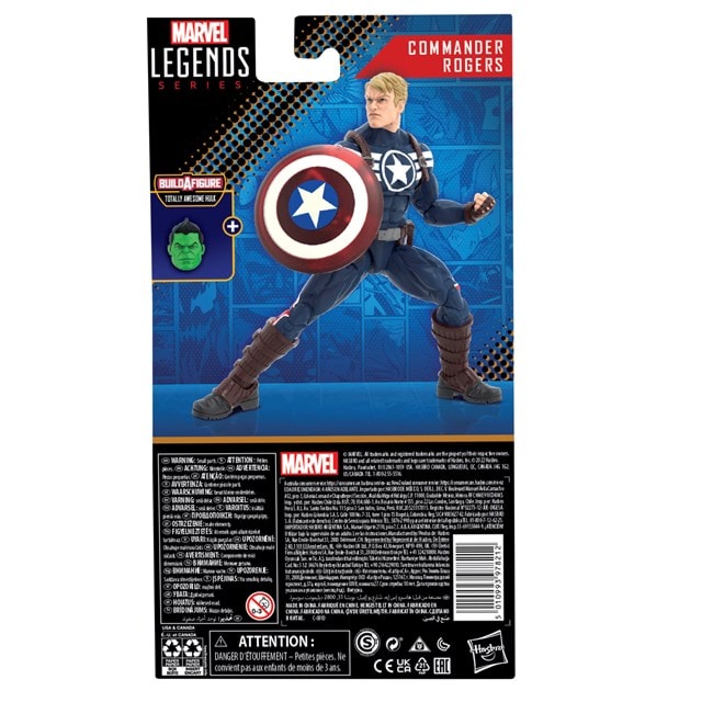 Commander Rogers Marvel Legends Series Marvel Comics Action Figure - 8