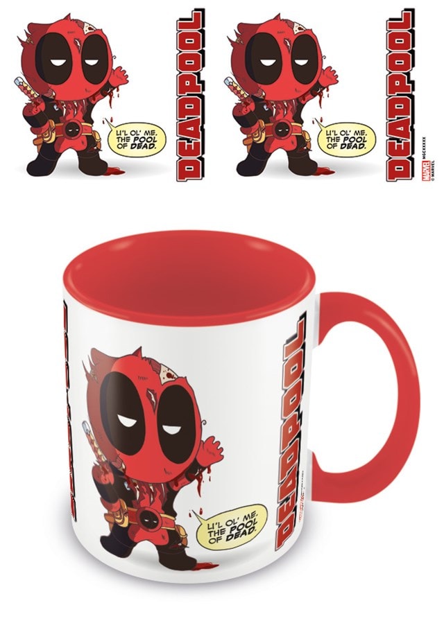 From Awesome To Gruesome Deadpool Coloured Inner Mug - 1