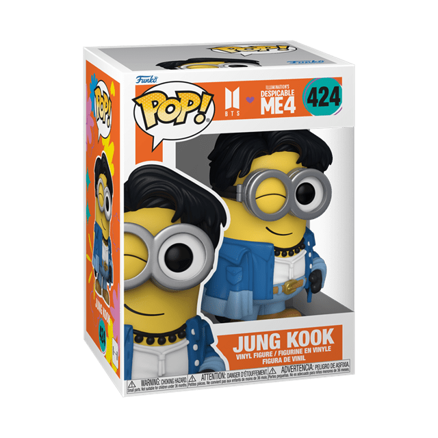 Jung Kook 424 BTS x Despicable Me 4 Funko Pop Vinyl - 2