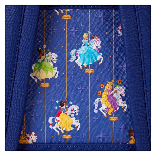 Disney Princess Carousel Loungefly Mini Backpack - 5
