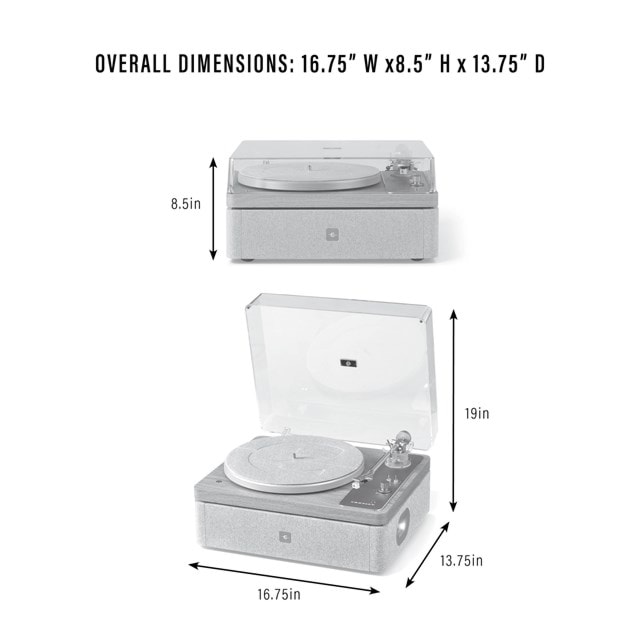 Crosley E100 Natural/Light Wood Turntable - 23