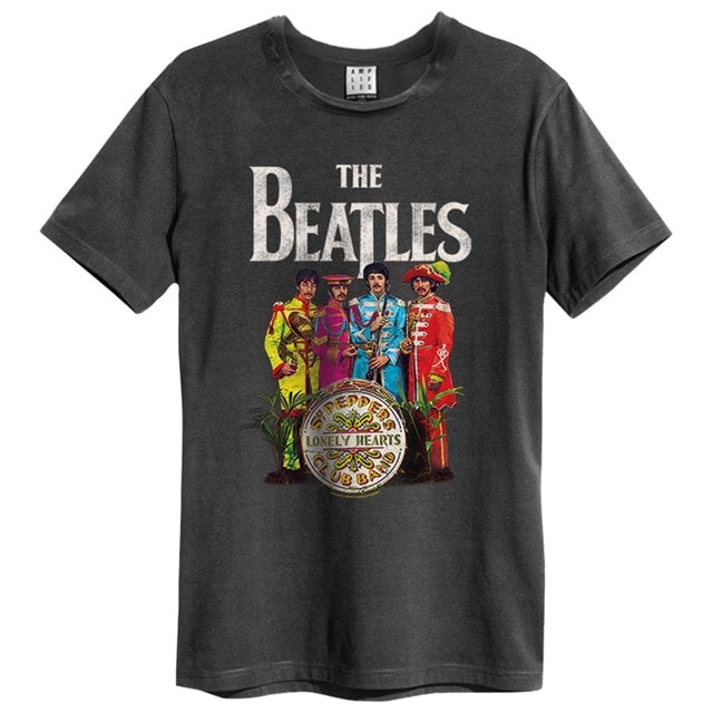 Lonely Hearts Charcoal Beatles Tee (Small) - 1
