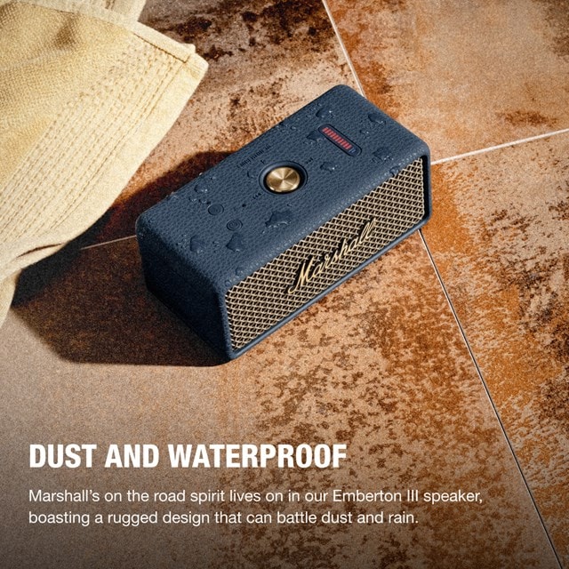 Marshall Emberton III Midnight Blue Bluetooth Speaker - 5