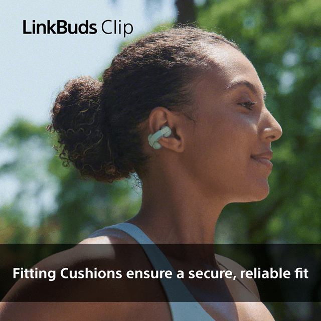 Sony LinkBuds Clip Open Ear Black True Wireless Bluetooth Earphones - 6