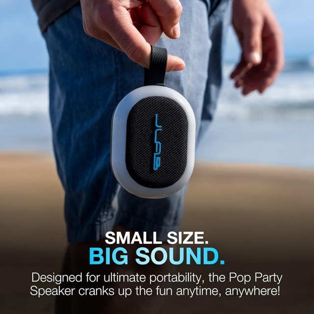 JLab Pop Party Mulberry Red Bluetooth Speaker - 5