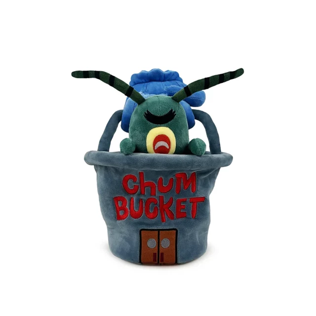 Plankton Chum Bucket SpongeBob SquarePants Youtooz Plush - 1