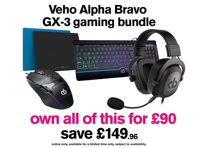 Veho Alpha Bravo GX-3 Gaming Bundle
