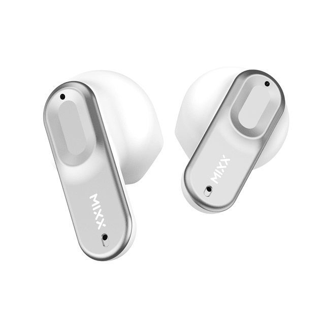 Mixx Audio Streambuds Ultra Hybrids Silver/White True Wireless Bluetooth Earphones - 2