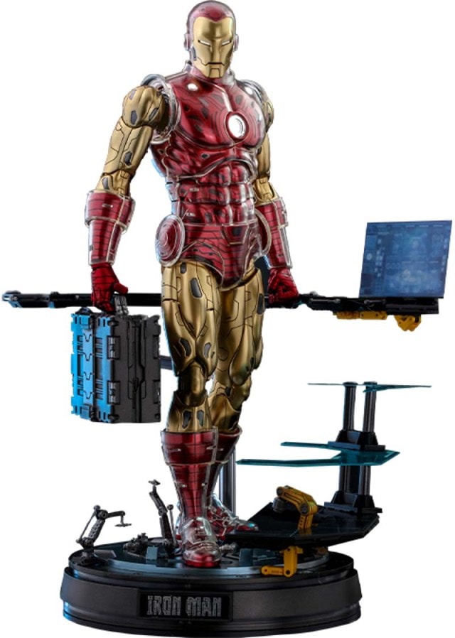 1:6 Iron Man DX: Origins Collection Hot Toys Figure - 1