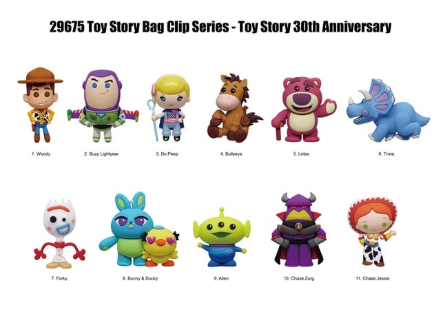 Toy Story 30th Anniversary Bag Clips - 2
