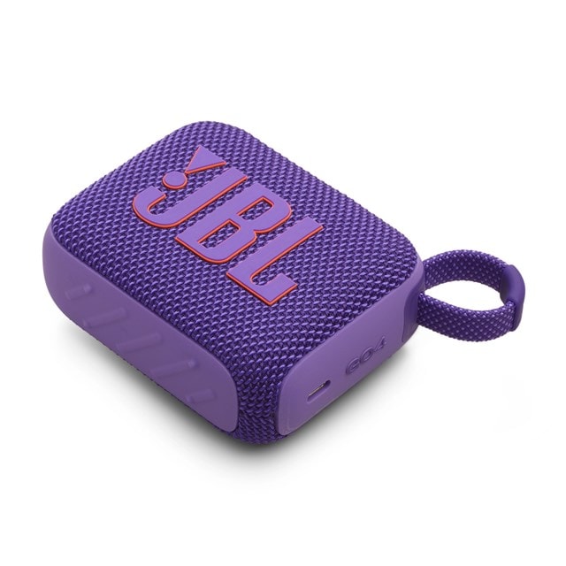 JBL Go 4 Purple Bluetooth Speaker - 12