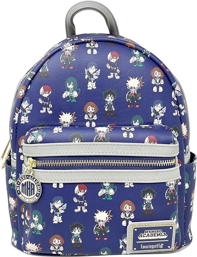 My Hero Academia Group All Over Print Mini Backpack hmv Exclusive Loungefly - 1
