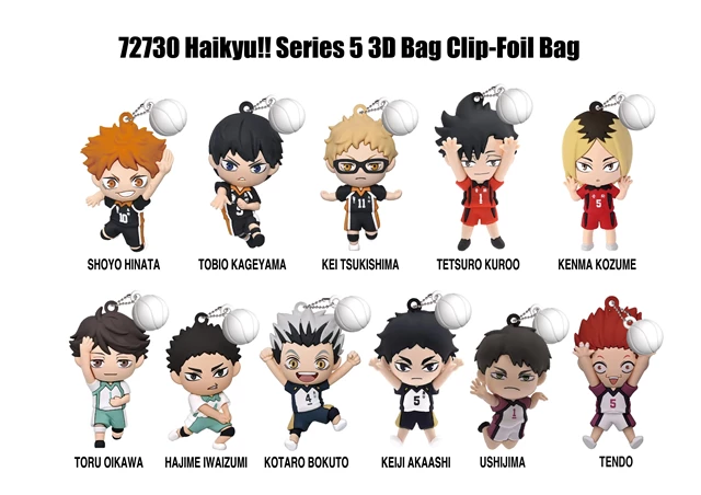 Haikyuu! Series 5 Bag Clips - 2