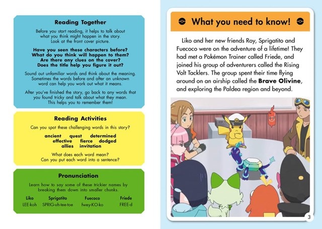 Pokémon Young Readers Level 3: Rivals in the Dark of Night Paperback - 3