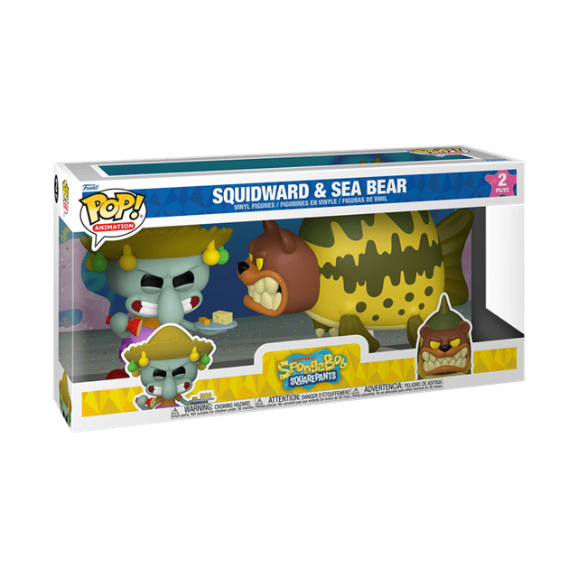 Squidward & Sea Bear SpongeBob SquarePants Funko Pop Vinyl 2 Pack - 2