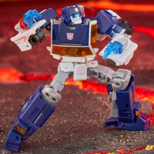 Transformers Legacy United Deluxe Class Rescue Bots Universe Autobot Chase Converting Action Figure - 8