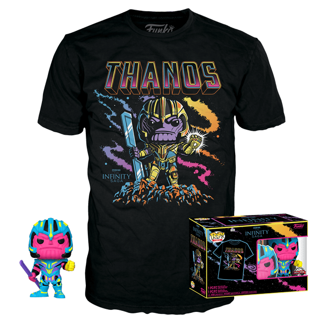 Betjening mulig længst Ud over Blacklight Thanos Pop & Tee | T-Shirt | Free shipping over £20 | HMV Store