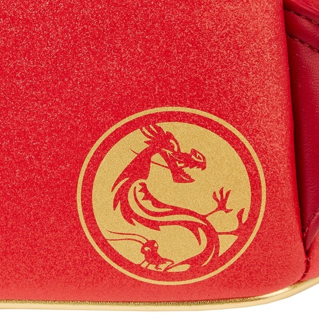 Mulan 25th Anniversary Mushu Glitter Cosplay Mini Loungefly Backpack - 5