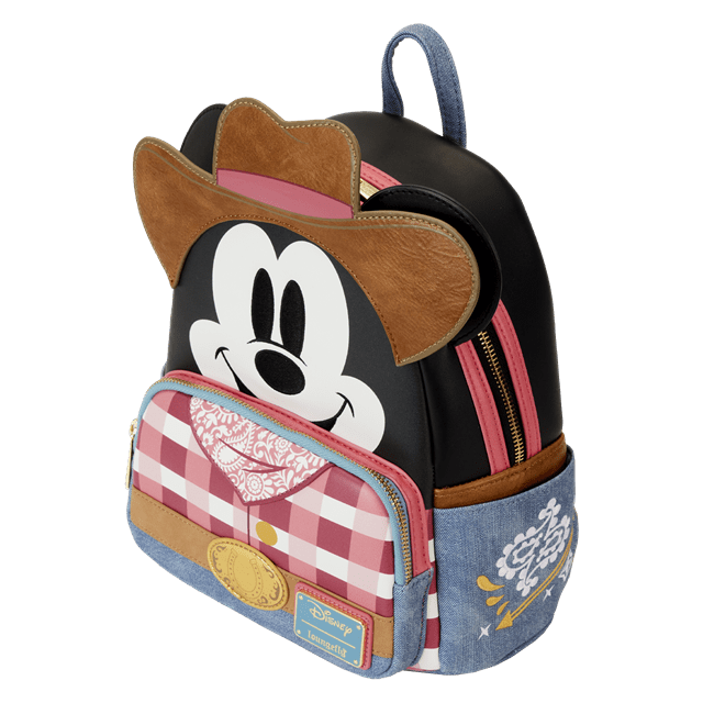 Western Mickey Mouse Cosplay Mini Backpack Loungefly - 3
