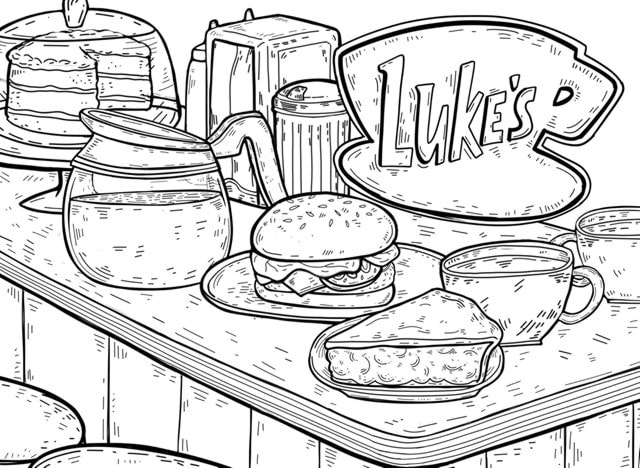 Gilmore Girls Greetings From Stars Hollow A Postcard Colouring Book - 6
