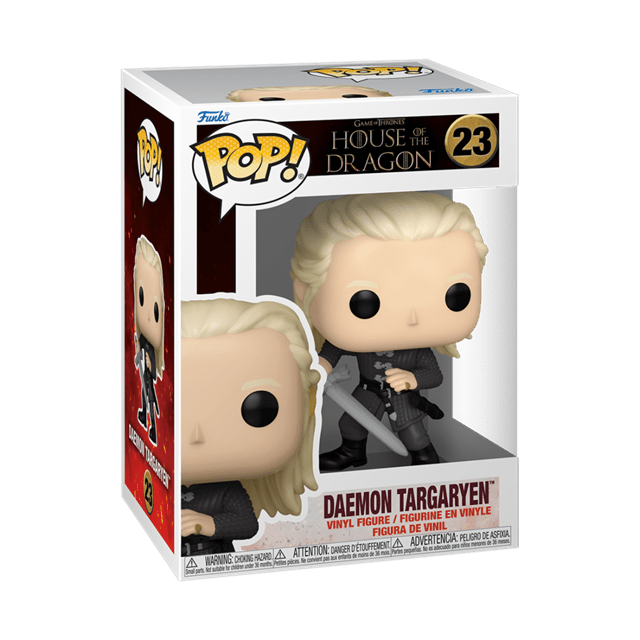 Daemon Targaryen With Dark Sister 23 House Of The Dragon Funko Pop Vinyl - 2