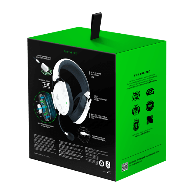 RAZER BlackShark V2 HyperSpeed Wireless Gaming Headset - White - 13