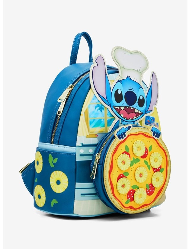 Stitch Pineapple Pizza Mini Backpack hmv Exclusive Loungefly - 4