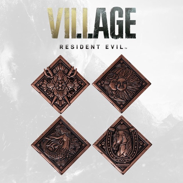 Resident Evil VIII Replica House Crest Set Collectibles - 1