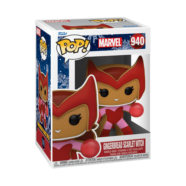 Gingerbread Scarlet Witch (940) Holiday Marvel Pop Vinyl - 2