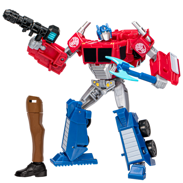 Transformers Earthspark Deluxe Optimus Prime Hasbro Action Figure - 3