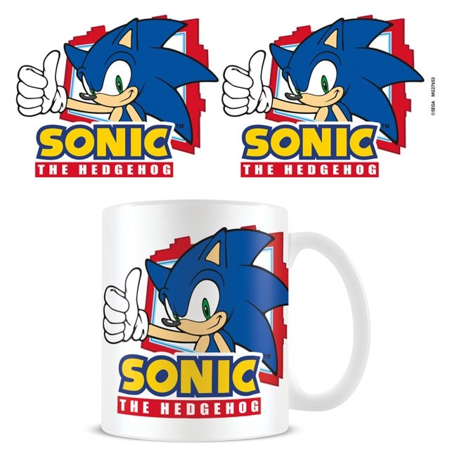 Thumbs Up Sonic The Hedgehog Mug - 1