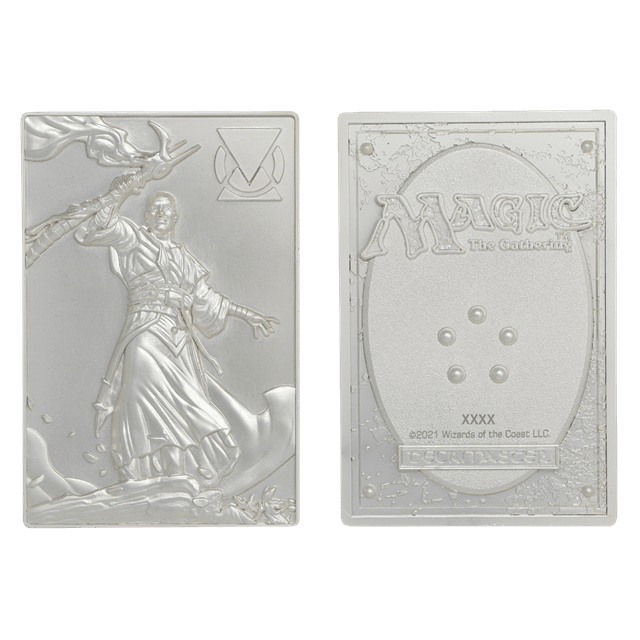 Magic the Gathering Limited Edition .999 Silver Plated Teferi Metal Collectible - 2