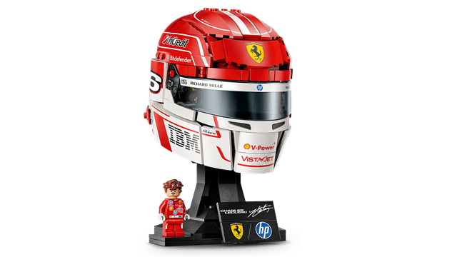 Charles Leclerc Helmet Scuderia Ferrari F1 LEGO - 3